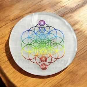 Round Selenite Charging Plate